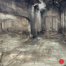 alessandro papetti, "archeologia industriale", 2023, 70 x 100 cm, oil on canvas – erlas galerie