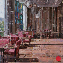 dénesh ghyczy, "kino international", 2018, 170 x 230 cm, oil & acrylic on canvas – erlas galerie