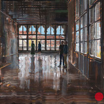 dénesh ghyczy, "fortuny", 2017, 60 x 80 cm, oil & acrylic on canvas – erlas galerie