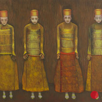 michou hutter, "vor dem abgund", 2008, 139 x 179 cm, oil on canvas – erlas galerie