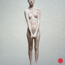 bruno walpoth, "ruth", 2020, no 4/8, 67 x 16 x 16 cm, cherry wood – erlas galerie