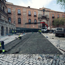 Intervención en Plaza del Ayuntamiento_Durante las obras