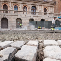 Intervención en Plaza del Ayuntamiento_Durante las obras