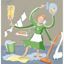 Je schoonmaakster en jij! (Artikel uit de Viva)