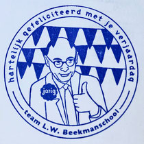 Stempel voor Beekmanschool, Den Bosch