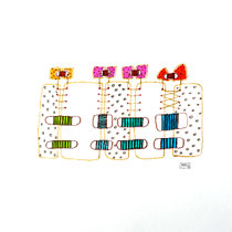N°4 - Feutres acryliques 40 cm x 40 cm