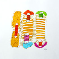 N°1 - Feutres acryliques 40 cm x 40 cm