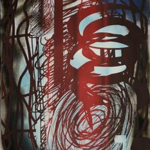 OLIVIER HÖLZL aka LIVIL, Siebdruck abstrakt