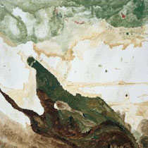 MAX WEILER, Naturdenkmal, 1977, Eitempera auf Leinwand, 100x100cm