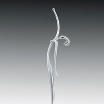 KARL HAGENAUER, Tänzerin, Wien 1925, Ausführung Werkstätte Hagenauer, 1925 bis 1929, H 29,5cm, Messing vernickelt