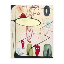 LARISSA LEVERENZ, Matjoschka, 2020, Mixed Media auf Holz, 40x50cm