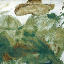 MAX WEILER, Vögelsberg, 1977, Eitempera auf Leinwand, 115x160cm