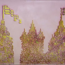 OLIVIER HÖLZL aka LIVIL, Artwork, Spraypaint / Papier, 100x70cm, 2019