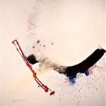 SINASI BOZATLI, "Arrows", Acryl auf Leinwand, 90x115cm, 2014