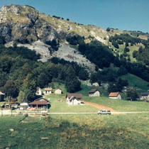 Bergwelt an der Grenze Italien Slowenien