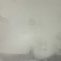 2024年宇宙の旅〜夢は枯野をかけ廻る〜　制作2024 15号・松煙墨 ・胡粉 ・水晶末 ・雲母 ・金泥 ・鹿膠 ・麻布