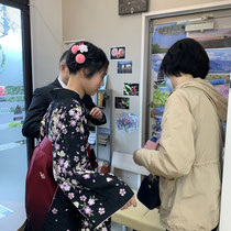 先ずはお客様、小学6年生の卒業式。すごく可愛い　見ているだけで幸せな気分になります。
