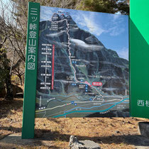 登山道の案内、わくわくですね
