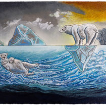 Harald-Alexander Klimek | "Ursus maritimus", HAK, 29,5cm x 41,5cm_Foto:HAK