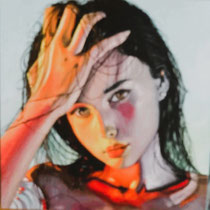 Kunstkreis-Frankenthal | Manfred Haardt | "Nina", Öl auf Leinwand, Foto: Manfred Haardt