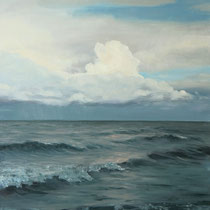 Kunstkreis-Frankenthal | Roland Falkenhagen_50x60cm, "Meer, Korsika Ostküste"_Foto: Roland Falkenhagen 