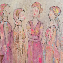  Kunstkreis-Frankenthal | Adriana Pizzica, Serie: "Die Spanierinnen", Acryl auf Leinwand 100cm x 80 cm, Foto: Adriana Pizzica 