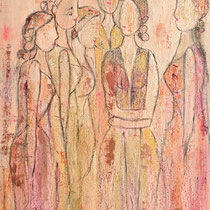  Kunstkreis-Frankenthal | Adriana Pizzica, Serie: "Die Spanierinnen", Acryl auf Leinwand 120cm x 80 cm, Foto: Adriana Pizzica