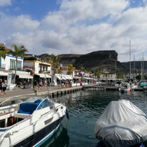 Promenade am Yachthafen, Puerto de Mogan, Gran Canaria