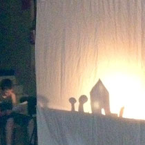 Spectacle d'ombres chinoises