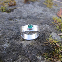 Ring, Silber 925, Smaragd