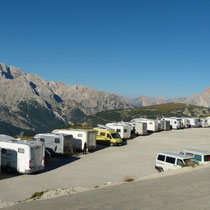 Stellplatz Auronzo-Hütte