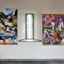 Fotos der Ausstellungseröffnung "I have a dream" im Kunstverein Jülich, Hexenturm