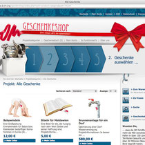 <h1>OM Geschenkeshop Spendenportal</h1><h3>(Konzept, Webdesign & Programmierung) nicht mehr online</h3>