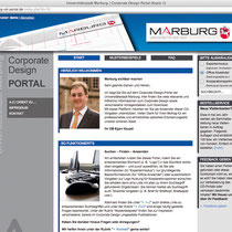 <h1>Corporate Design Portal Stadt Marburg</h1><h3>(Konzept, Webdesign und Programmierung) nicht mehr online</h3>