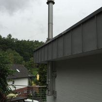 Doppelwandiger Edelstahlschornstein in Kreuztal Ferndorf