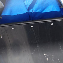 Die markierten Stellen zeigen das Kugelgelenk