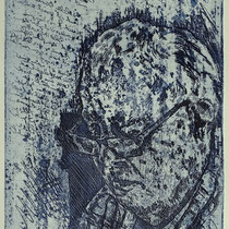 "Johannes Kühn", Radierung, Aquatinta, ca 30 x 25 cm