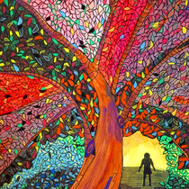 LICHTPUNT - acrylverf op doek - 60 x 40 - € 275
