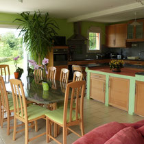 la cuisine - table d'hotes aux Gites des Camparros à Nailloux 