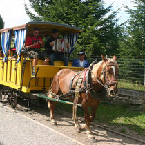 Pferdeeisenbahn in Kerschbaum / Mühlviertel, OÖ.