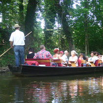 Im Spreewald unterwegs.