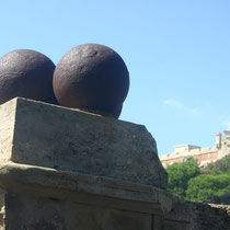 Elba, vor dem Domizil Napoleons.