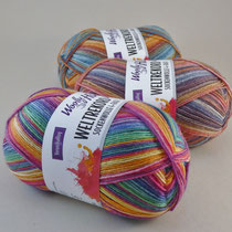 Bunte Sockenwolle