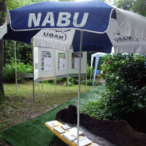 NABU-Stand "Vor dem Ansturm"