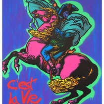 C'est la Vie | acrylic & spraypaint on canvas  | 130x150 cm | 51x59 inches