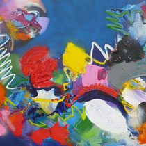 Flowers of the Sea  100x80  (niet meer beschikbaar)