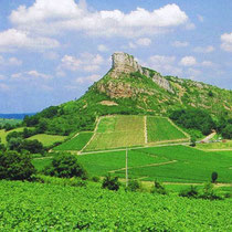 Der Felsen von Solutré - ein lohnenswerter Besuch, gleich hinter Mâcon