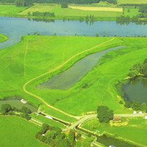 Mündung der Seille in die Saône