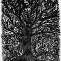 Me as tree 1 (2012), 70x100cm