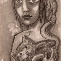 Fille avec chat, 2010